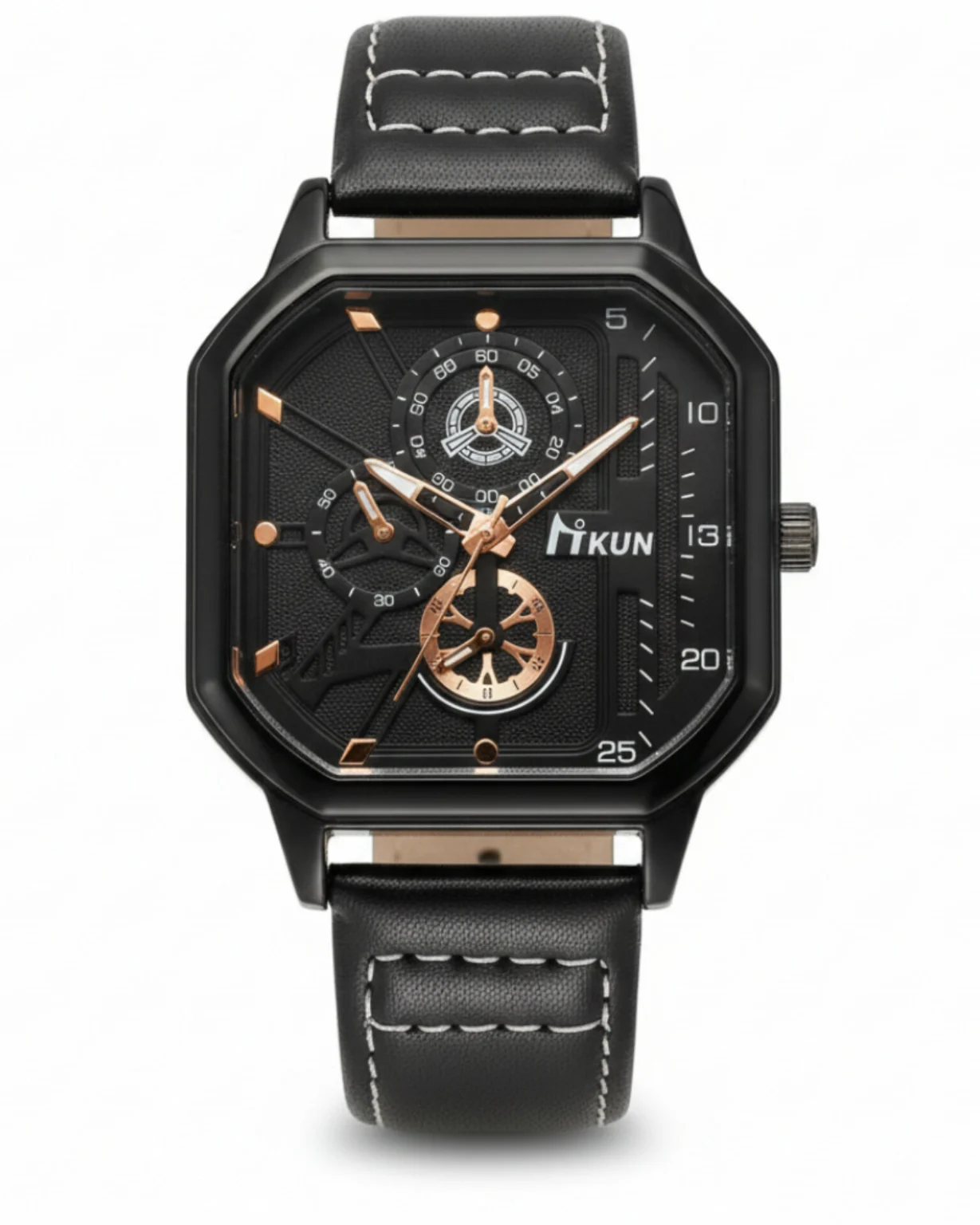 ساعت مردانه کوبیک تمام مشکی کرنوگراف